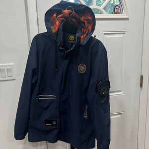 Stylish Navy with Hood